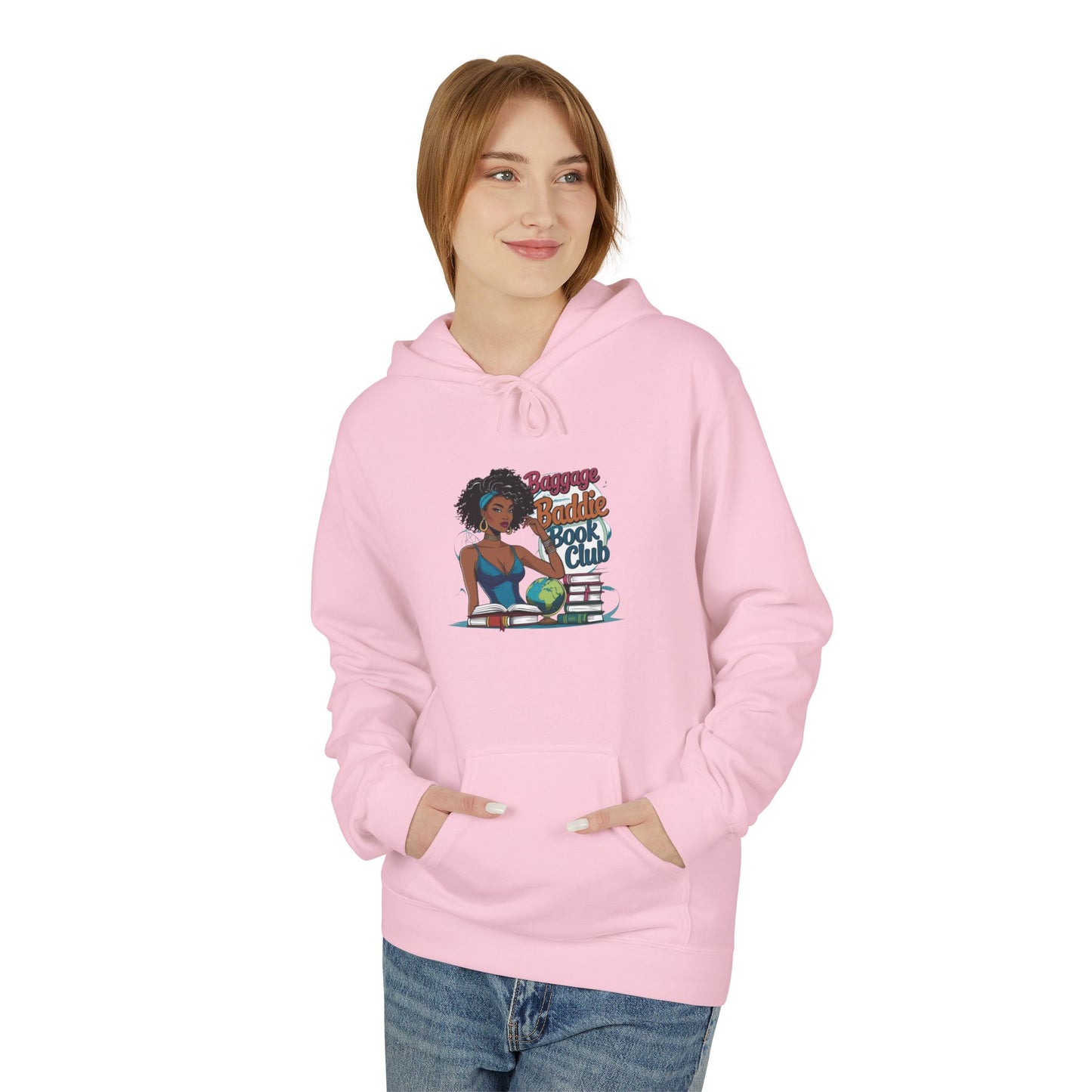 Baggage Baddie Book Club Fleece Hoodie